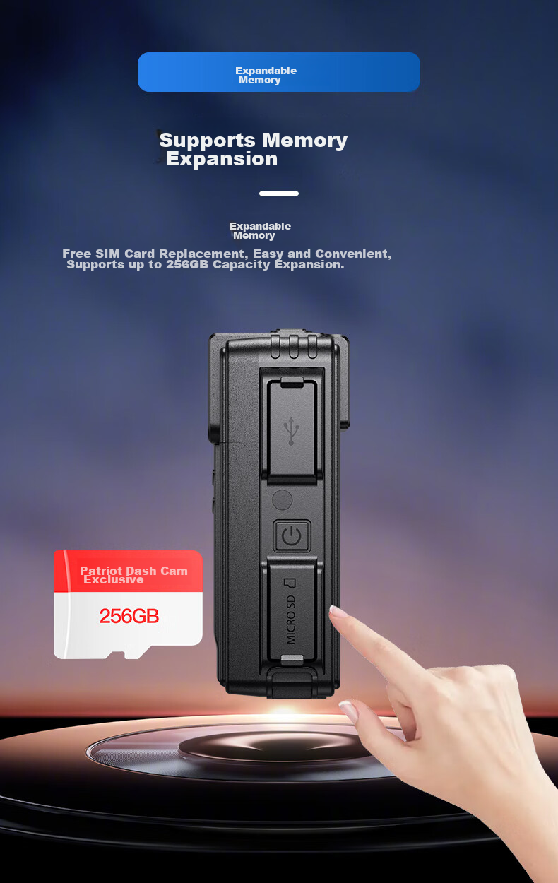 Aigo Body-Worn Camera, 4K High-Definition, Chest-Mounted Audio And Video Recording Evidence Collection Device, Compact And Portable T5P, 128GB 5