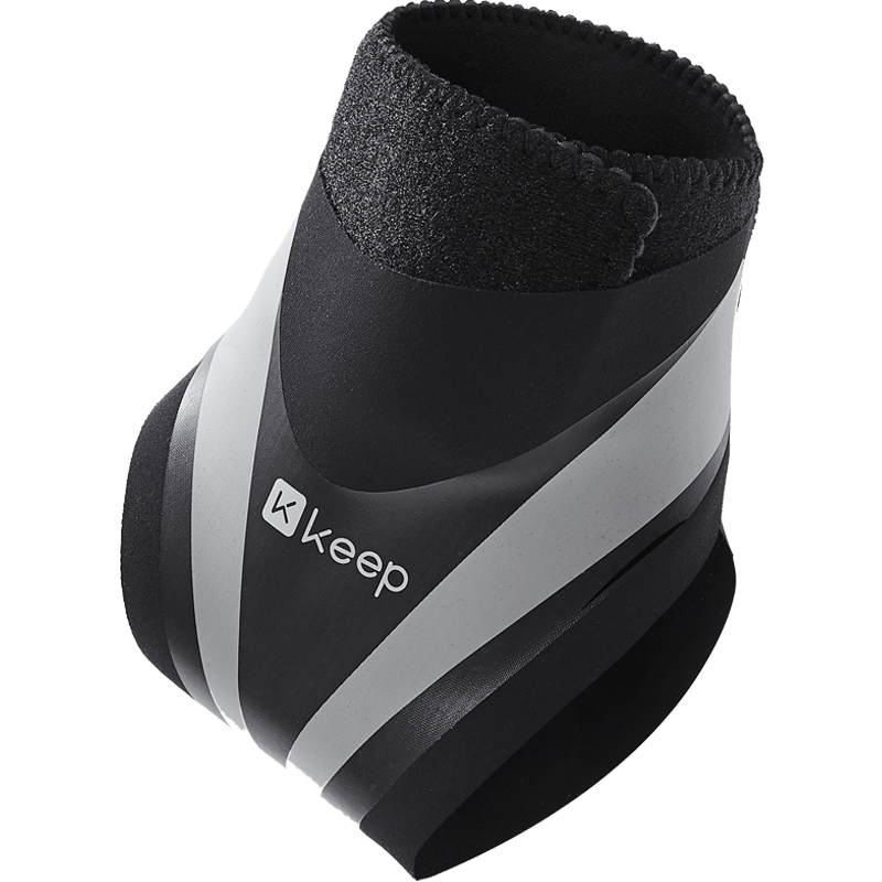 Keep [2 Pieces] Lightweight Open Ankle Support Basketball Sports Brace for Men And Women, Stable Wrap Ankle Breathable, Black L/XL
