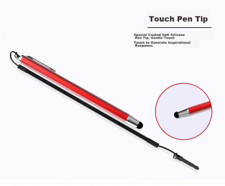 ESCASE IPad Capacitive Stylus, Mobile Tablet Touch Pen, Compatible with Apple And Android, Equipped with Retractable Elastic Cord, ES-11ProMAX Business Black 4