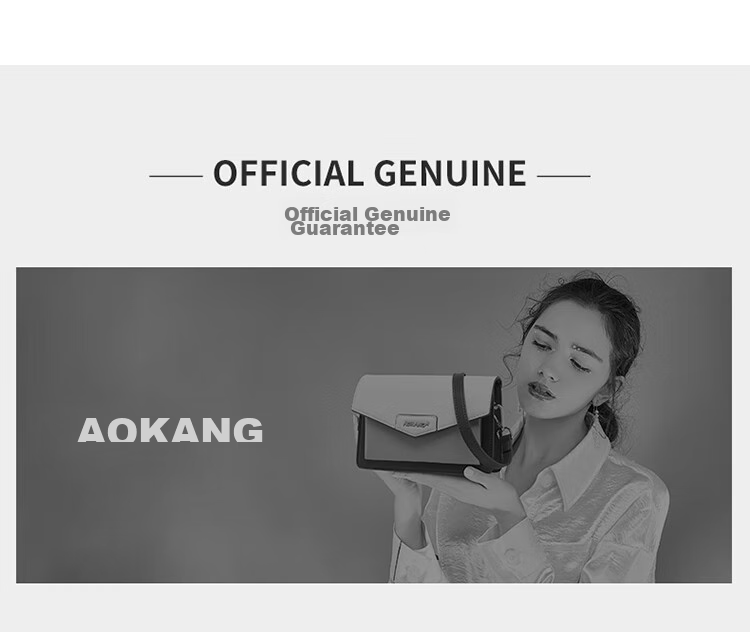 Aokang Women's Handbag, 2026 New Trendy Cowhide Small Square Bag, Light Luxury Crossbody Shoulder Bag, Birthday Mother's Day Gift for Girlfriend Or Wife 24