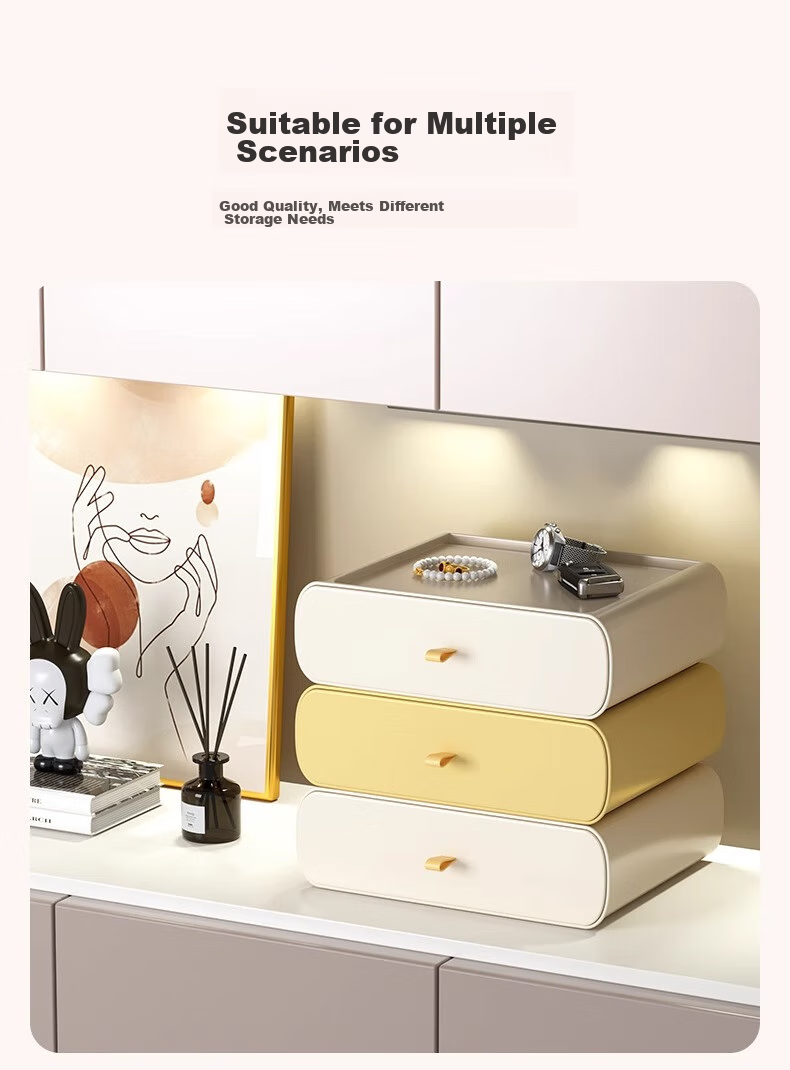 Jiadu Entryway Desktop Storage Box [Three Layers], Entrance Decoration, Living Room TV Cabinet Drawer Key Mask Storage Box 7