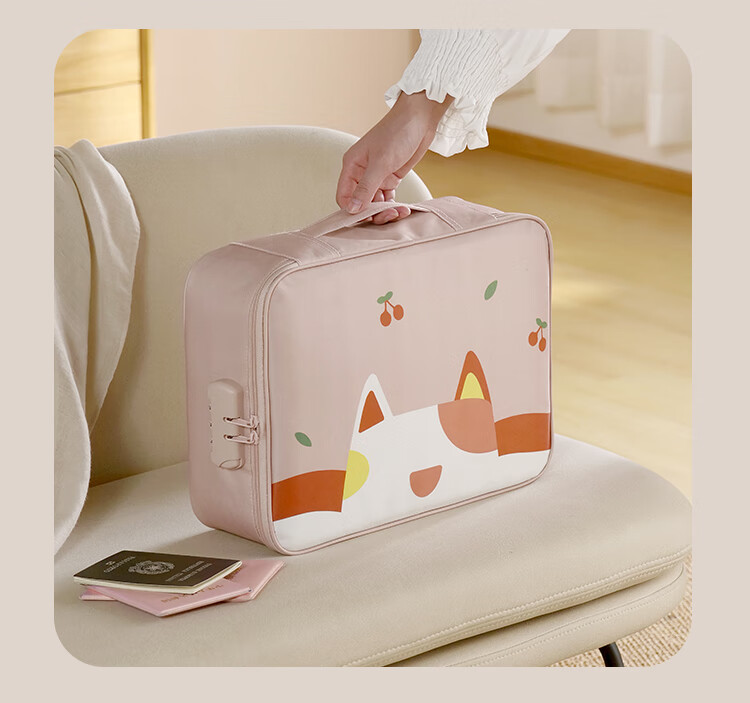 Fanyejia Document Storage Box for Home Use, Certificate Organizer for Family Records, Instructions, Household Register, Business License, File Holder, Card Case 20