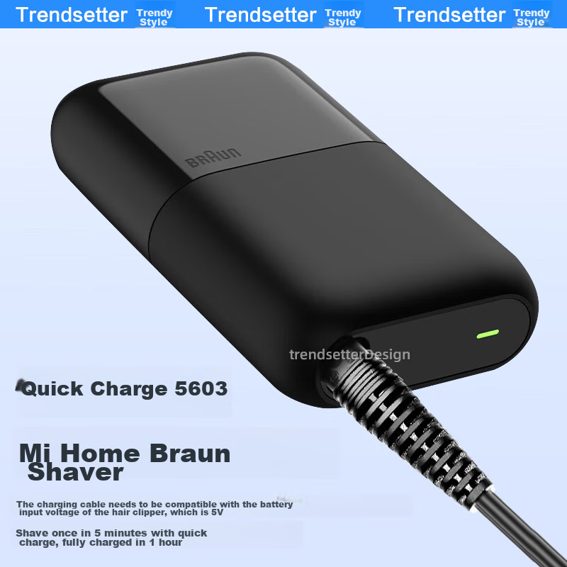 Зарядный кабель Trendsetter USB для электробритвы Xiaomi Mijia Braun Shaver 5603