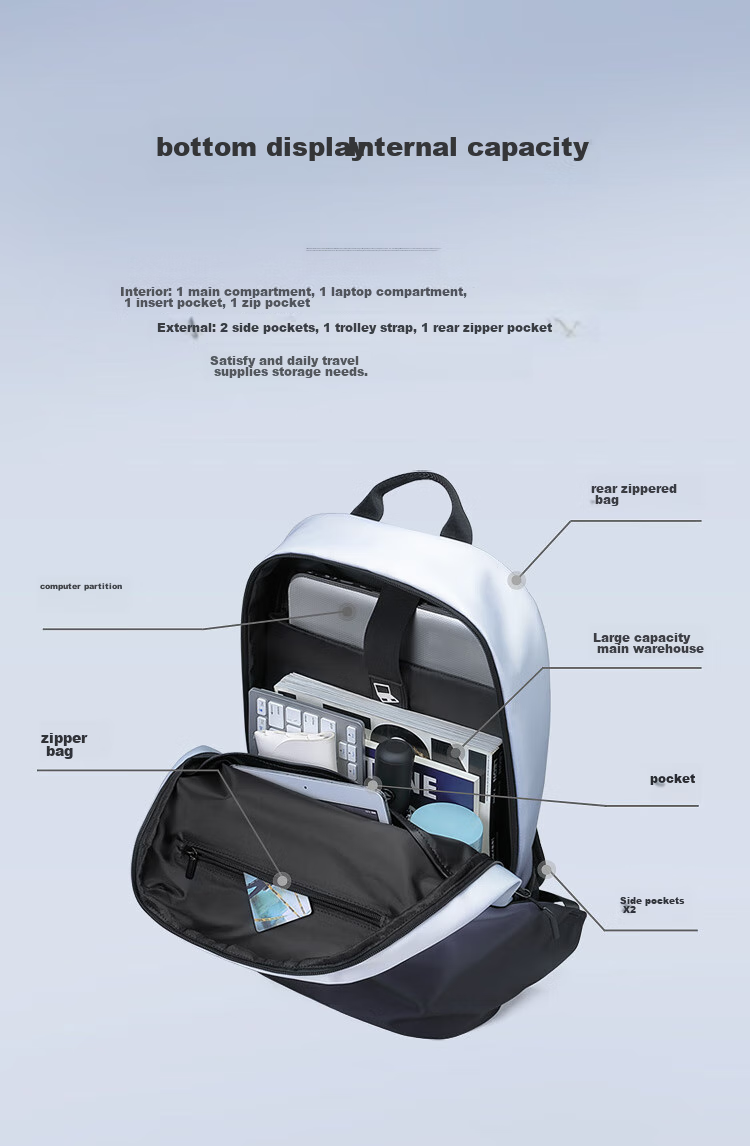 GOLF Backpack for Men, Travel Bag, 15.6/16 Inch Laptop Backpack, Gradient Design, Business Commute Backpack for Students And Professionals 31