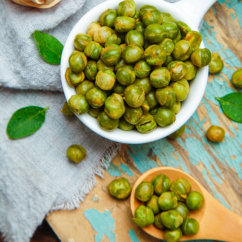 新边界 蒜香青豆400g 坚果炒货 熟制青豌豆休息零食小吃下酒菜