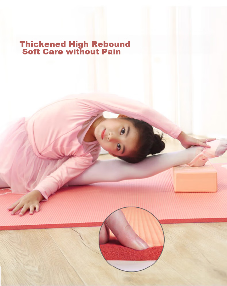 Li-Ning Yoga Mat, Non-Slip, Soundproof, Shock-Absorbing, Dance Mat, Children's Practice Mat, Thickened, Widened, Long Carpet, Specialized Floor Mat 3