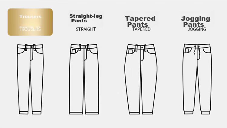 MiiOW Men's Dress Pants, Business Slim-Fit Straight-Leg Trousers, Formal Suit Long Pants, Professional Workwear Casual Pants for Me 2