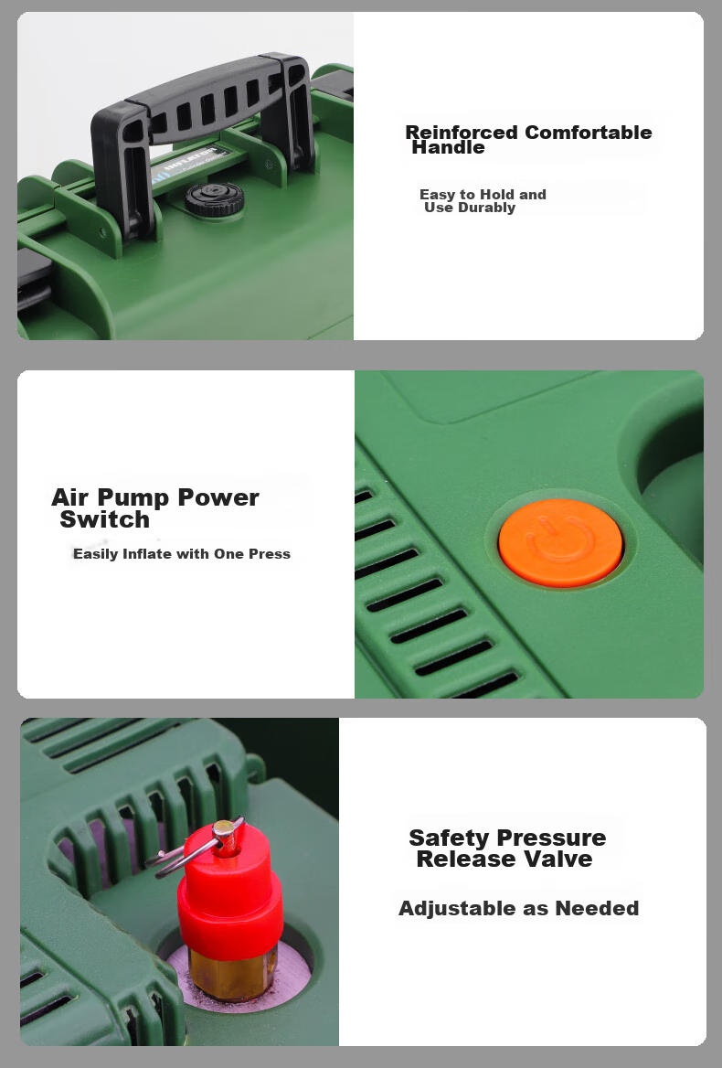 Kulaipu High-Power Dual-Cylinder Digital Display Air Pump for Trucks And Off-Road Vehicles (Dual 60 Cylinder Digital Model) 13