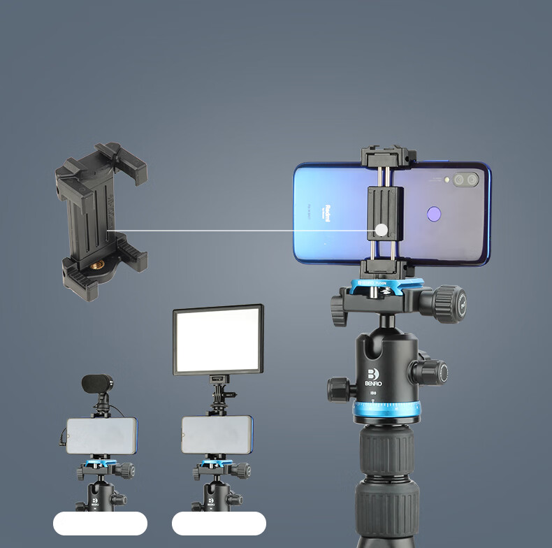 Benro Tripod IF28C+ DSLR Tripod Head Canon Nikon Camera Super Strong Carbon Fiber Foldable Convertible Monopod 17