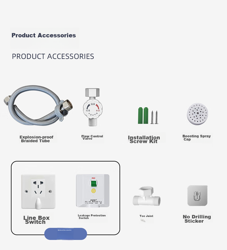 MeiLing Instant Electric Water Heater, Fast Heating Water Heater for Home Use, Quick Heating, 5500W Variable Frequency Constant Temperature, Small Kitchen Treasure MJR-DC5548 Conduit Box Model 10