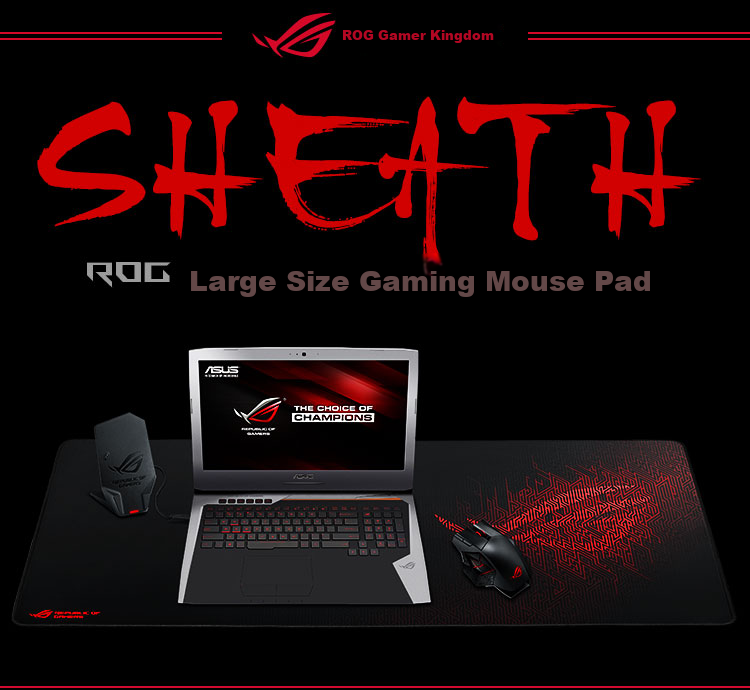 ROG Charging Armor 2 Mini Player Kingdom Gaming Mouse Pad CSGO Mouse Pad with Edge Waterproof Splash Protectio 1