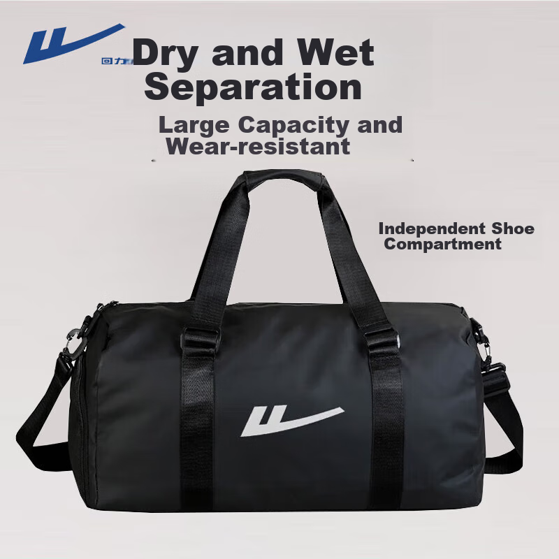Warrior Travel Bag for Men, Dry And Wet Separation Fitness Bag, Business Trip Handbag, Storage Sports Bag, Luggage Bag with Large Capacity, Swimming Bag