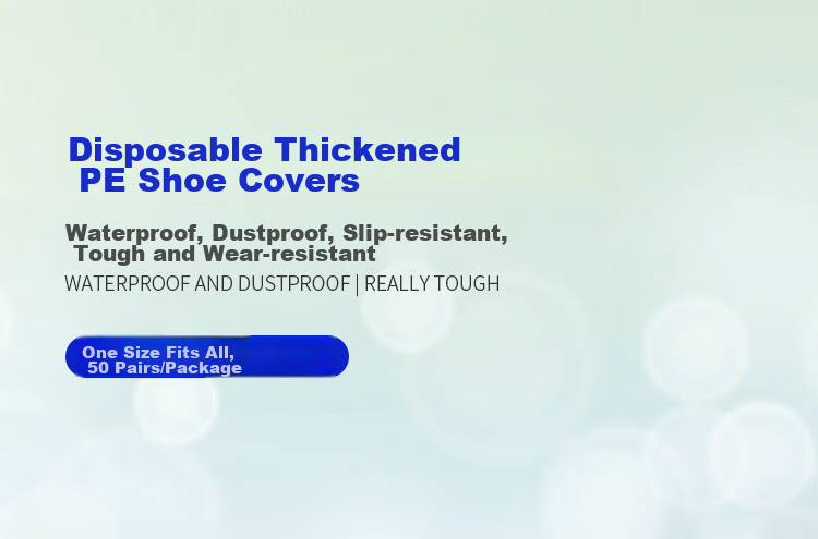 AMS Disposable Shoe Covers Dustproof Thickened Non-Woven Fabric Factory Cleanroom Laboratory Breathable Dustproof Wear-Resistant Non-Slip Foot Covers 100pcs/Pack Unisex White 7