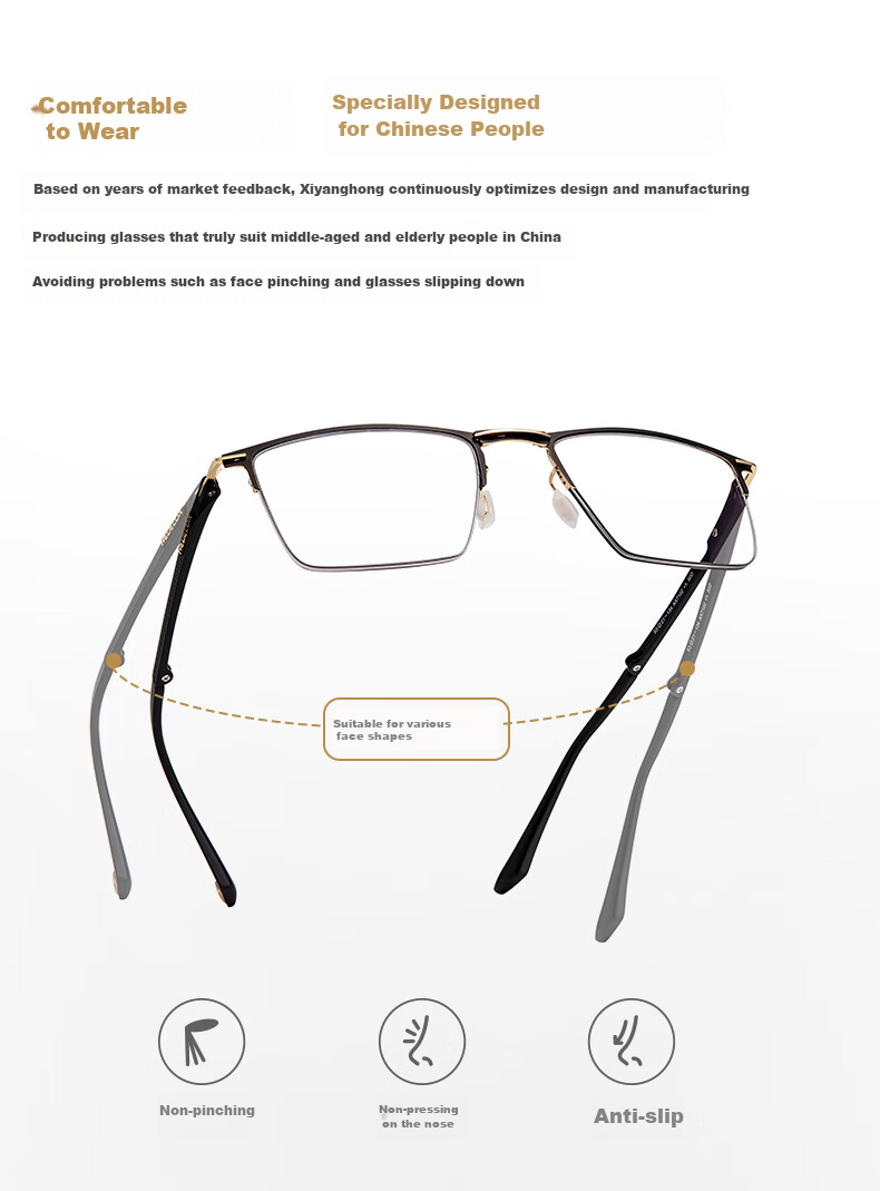 Xiyanghong Reading Glasses for Men with Blue Light Blocking, Bifocal, Fashionable Smart Photochromic Folding Reading Glasses AX7102 100 Degrees 9