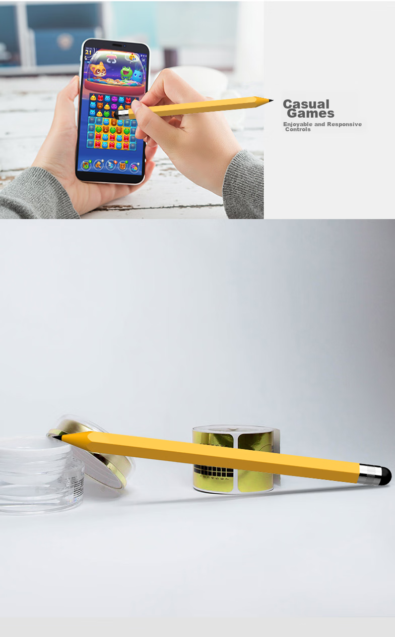 ESCASE Huawei Honor Tablet Stylus, Handwriting And Drawing Pen, Universal for Phones/tablets, Plastic Tip Pen, ES-TP White 10