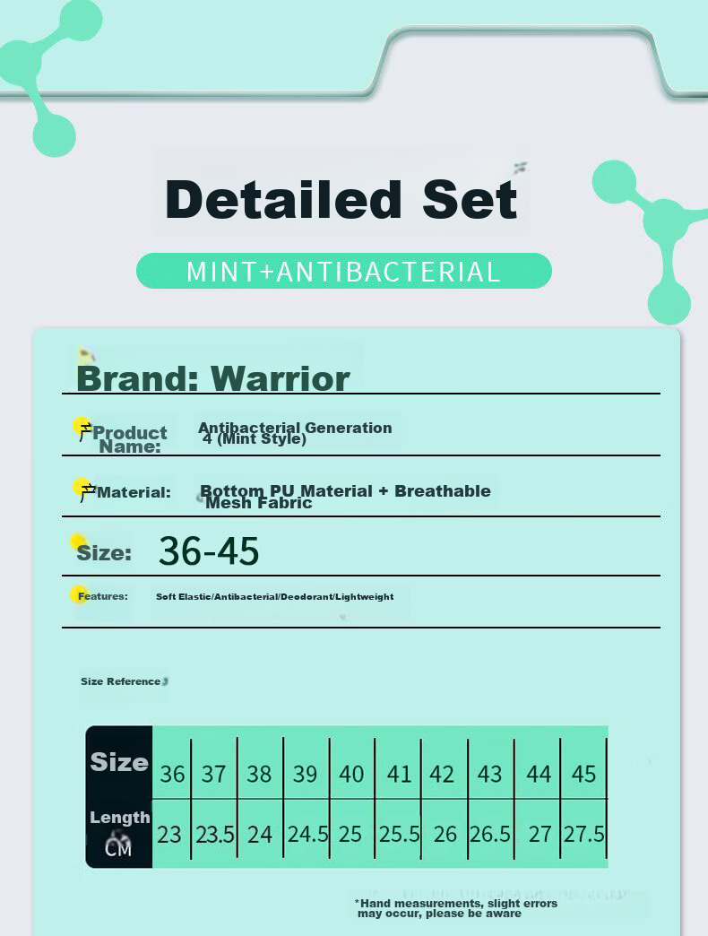 Warrior Sports Insoles for Men, Shock-Absorbing, Soft And Bouncy, Odor-Resistant, Breathable, Sweat-Absorbing, Military Training SDKJ, 1 Pair, Green And White, Size 45 11