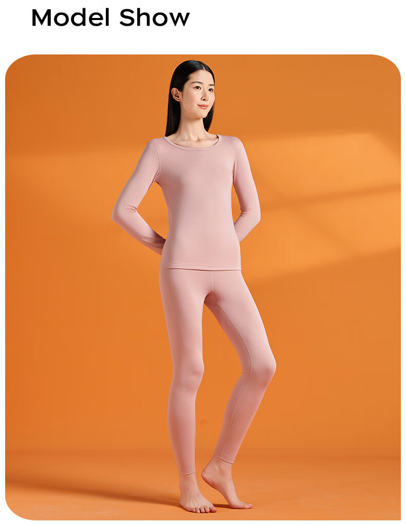 Yiershuang [Containing Cashmere And Silk] Women's Thermal Underwear Set, Cotton Base Layer Autumn Top And Pants for Wome 26