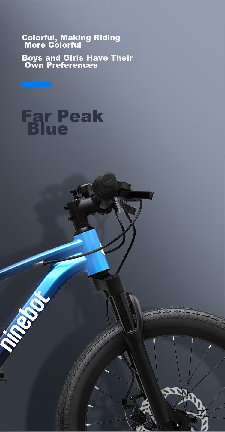 Ninebot Bicycle Aluminum Alloy All-Terrain Blue 20-Inch Suitable for Height 115-145cm 14