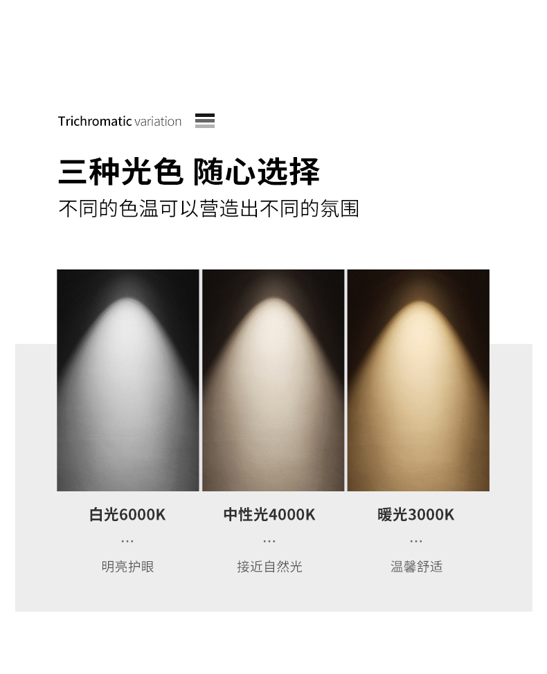 广东佛山灯饰 银色-长30cm【白光/暖光/中性光/3