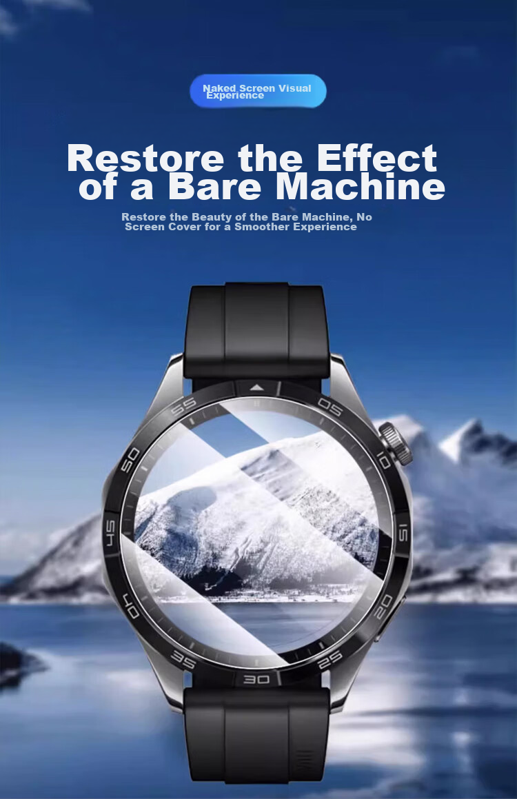 Stiger [3-Pack Premium] Screen Protector for Huawei GT5, Tempered Glass Film for Watch GT5 Case, Full Coverage High Definition Anti-Drop Fingerprint-Resistant Protective Film for 41mm Watch Face 17