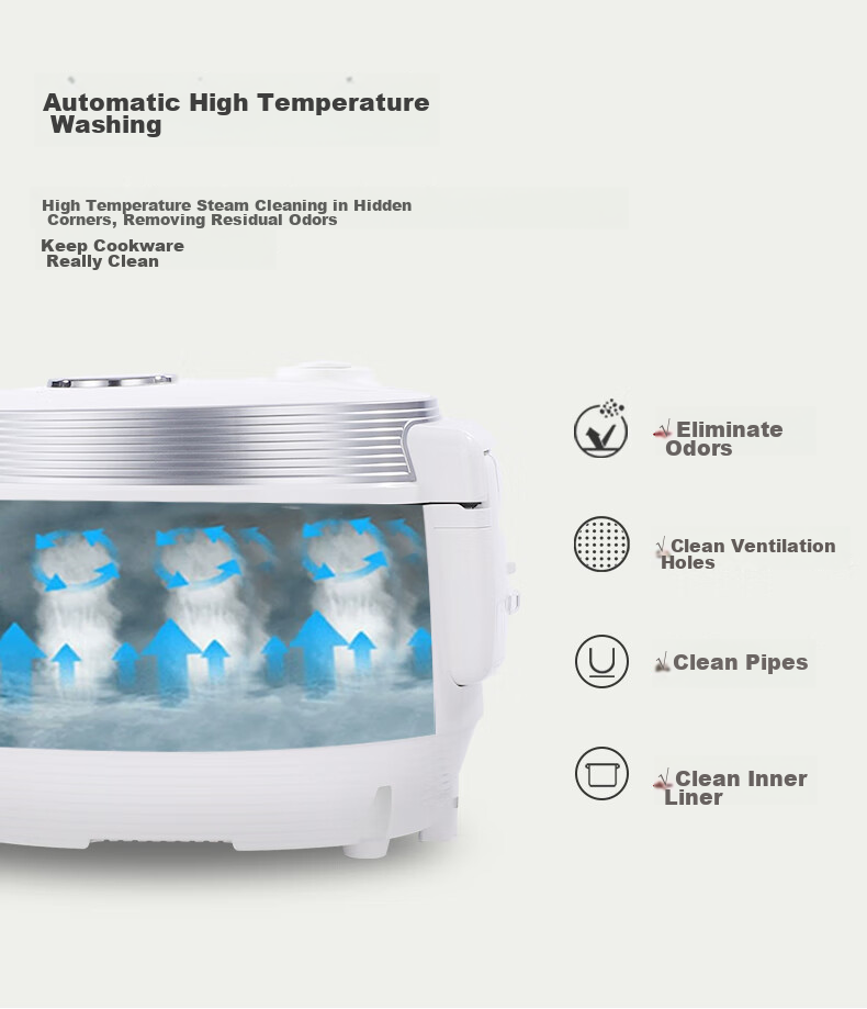 CUCKOO Korean Imported Electric Pressure Cooker, 1.8x High Pressure, Smart Reservation, Multifunctional, Automatic Pressure Release, Home Use Electric Pressure Cooker, 5 Liters, CMC-QAB50S 13