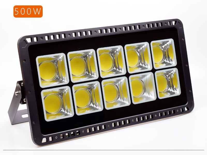 Qianzhiyi LED Floodlight High Power 400W Outdoor Waterproof COB Spotlight for Factory Square Construction Site Warehouse Basketball Court High Brightness Lighting 14