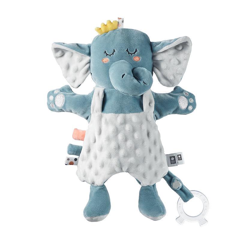 Babycare Finger Doll, Baby Toy, Soothing Sleep Aid, Antibacterial Silicone, Chewable, Sleeping Companion, Infant BC2207003