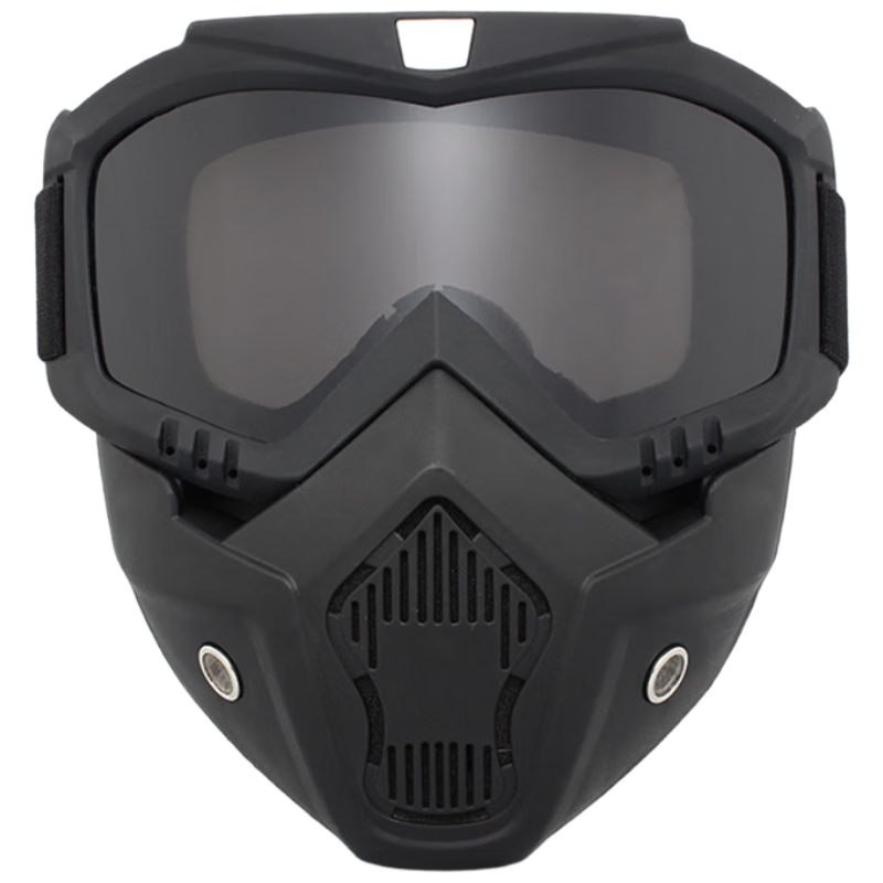 Baixiaoshe Harley Goggles, Cycling Face Shield, Skiing And Cross-Country Retro Sandproof Motorcycle Glasses, Tactical Goggles