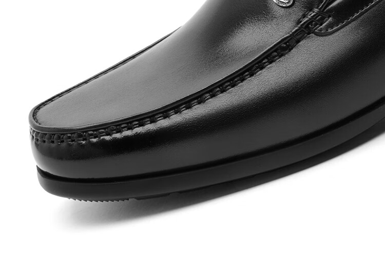 Goldlion Men's Loafers, Fashionable Comfortable Breathable Business Casual Shoes G521320309AAA Black Size 43 8