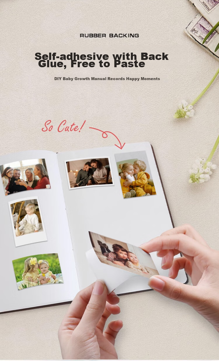 Jiyin Pocket Photo Printer Mobile Instant Camera AR Video Voice Wireless Bluetooth Home Portable Inkless Photo Printer Cloud White ZPP110 Holiday Gift 7
