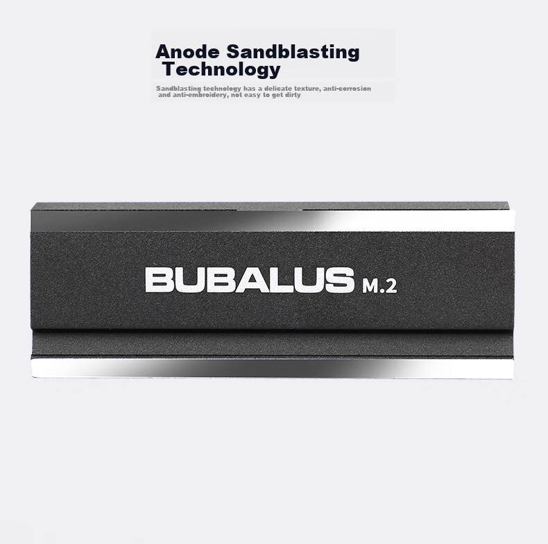 BUBALUS M20 M.2 2280 SSD Heatsink, Aluminum Alloy Heat Spreader, High-Efficiency Heat Dissipation with Airflow Desig 4