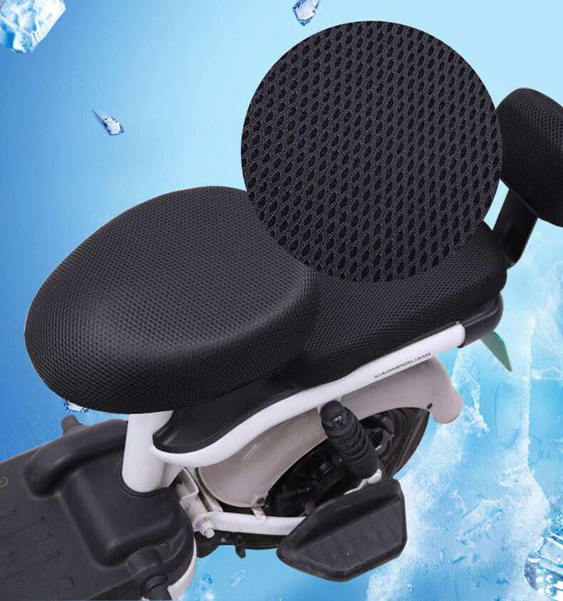 Shaguo Electric Scooter Sun Protection Pad, Motorcycle Heat Insulation Mat, Seat Cushion for Electric Bikes, Waterproof Double-Sided Aluminum Film Mat, 2 Pieces 2