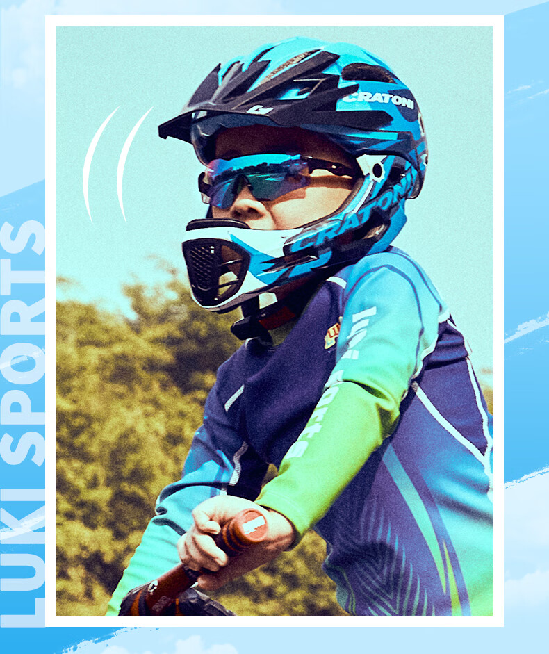 Luki Children's Cycling Glasses, Sports Sunglasses, Sun Protection for Men And Women, Outdoor Running, Mountain Climbing, Windproof Goggles 5