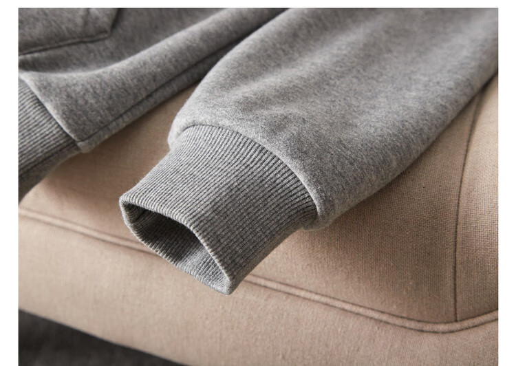 Dme [Hooded Commuter] Winter Fashion Fleece-Lined Drop Shoulder Long Sleeve Pocket Commuter Sweatshirt for Women, Linen Gray, M 16