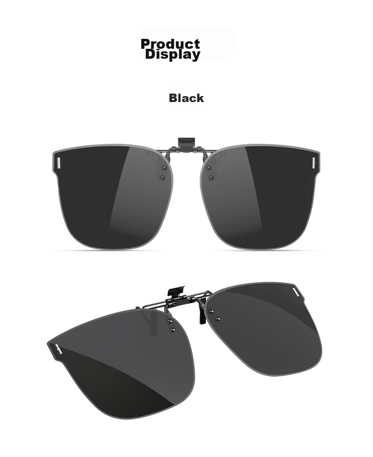 HLA Polarized Sunglasses Clip-On for Myopia, Unisex Driving Sunglasses Clip-On, Mercury 14