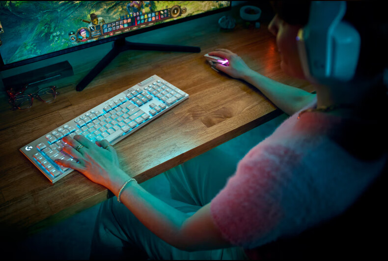 G G915 X LIGHTSPEED TKL Low Profile Gaming Keyboard (White-T), Brown Switch (Slight Paragraph Feel, Universal Switch) 14