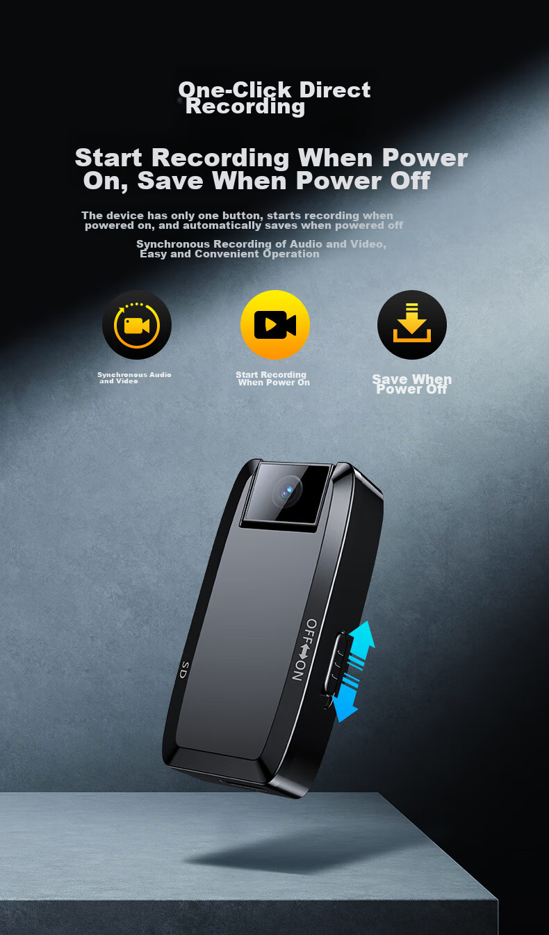 Yescool Camera S8, 32GB Action Camera, 14MP Photo And Video Recorder, Long Standby Time, Large Capacity, for Meetings, Training, Negotiations, Evidence Collectio 12