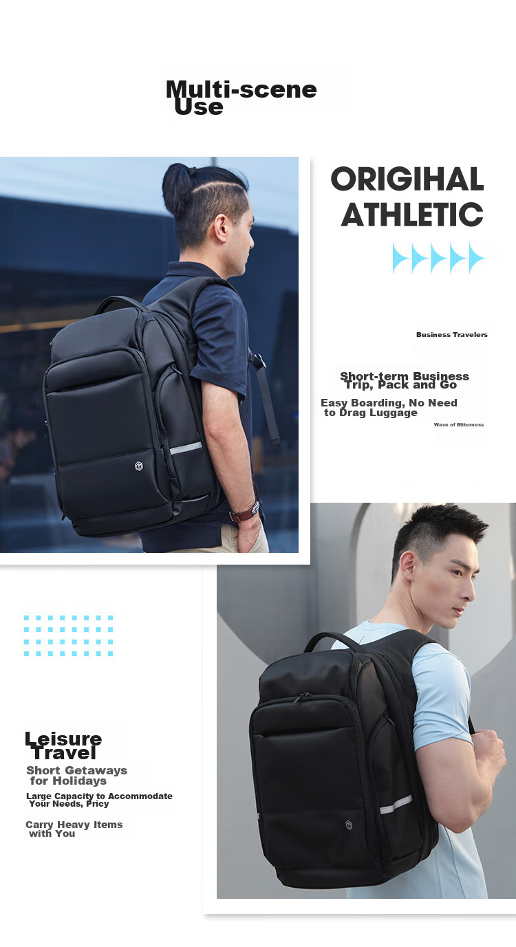 JD Original TANK New Model 2026 Sports Backpack, Large Capacity, 180° Expandable, Business Commute Laptop Bag for Me 16