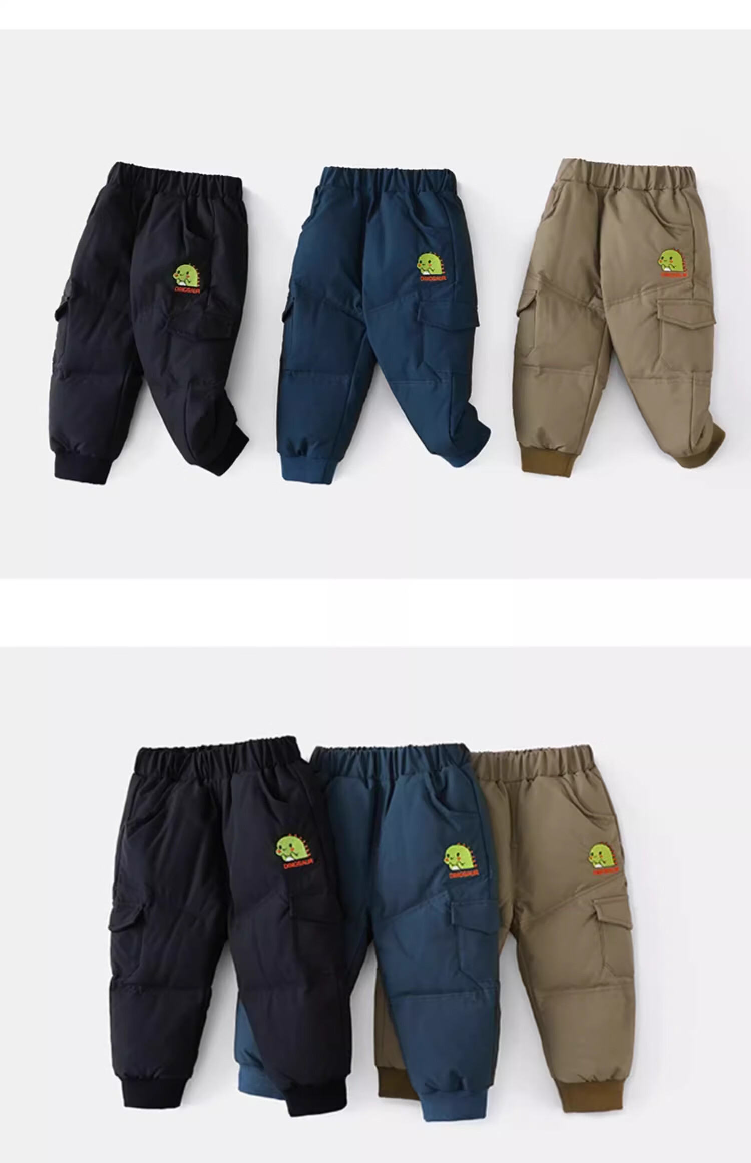 Ciciibear Boys' down Pants, Winter Outerwear, Baby Winter Clothing, Girls' Long Pants, Boys' Cotton Trousers, Baby Warm Pants 28