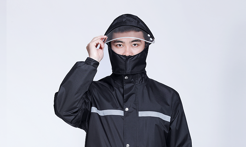 Beimei Raincoat And Rain Pants Set, Thickened Two-Piece Cycling Adult Double-Layer Motorcycle Rainwear for Men And Women, Waterproof Delivery Suit 27