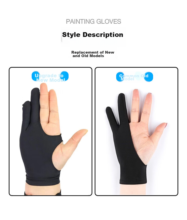 CangHua Drawing Gloves for IPad, Anti-Error Touch Gloves for Huawei And Apple Tablets, Surface Drawing Gloves, Anti-Scratch, Sweat-Proof, Dirt-Resistant, And Stain-Preventing 2