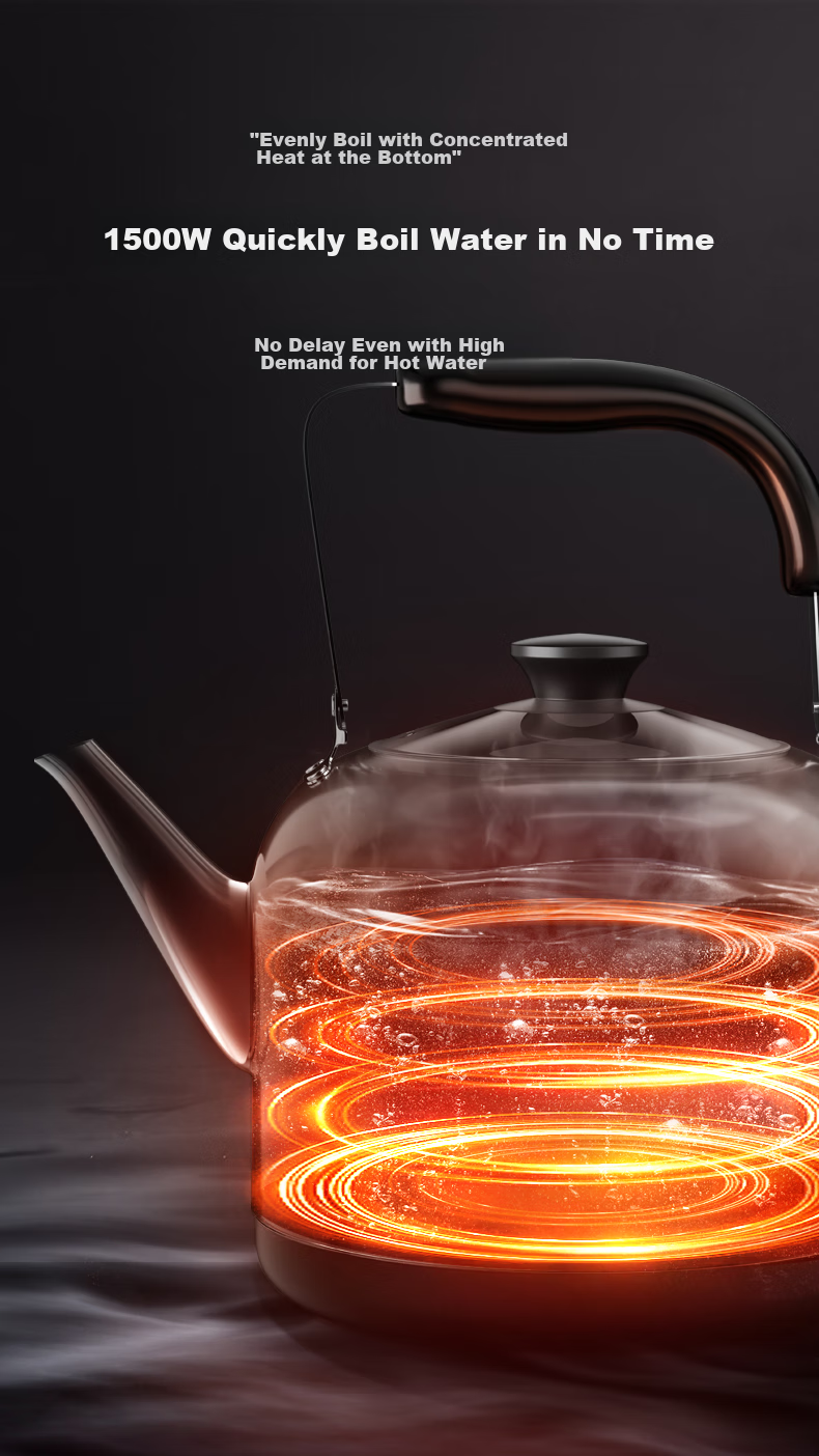 AUX Electric Kettle, Hot Water Kettle, 304 Stainless Steel, 6L Large Capacity, Warm Water Pot, Boiling Kettle, Commercial And Household Use, HX-15N66 9