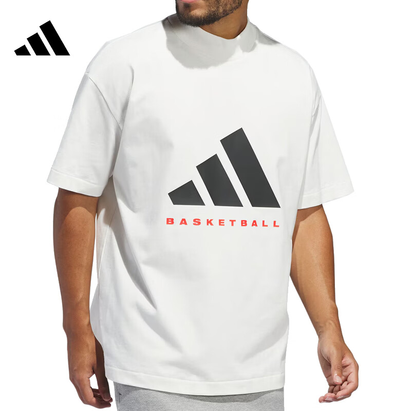 Adidas Unisex Couple Style Fashionable Chapter Comfortable Sports Casual Short-Sleeve T-Shirt XL 14
