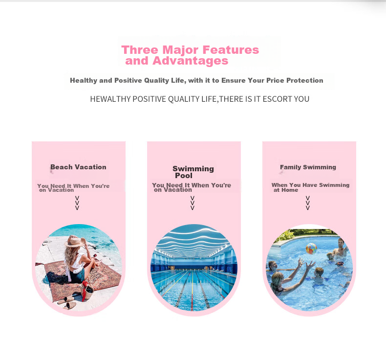 ASORAIN Extra Thick Colorful Swimming Ring with Handles, Armpit Float Life Buoy Cartoon Design for Children And Adults, Men And Women Water Play Inflatable Ring 2