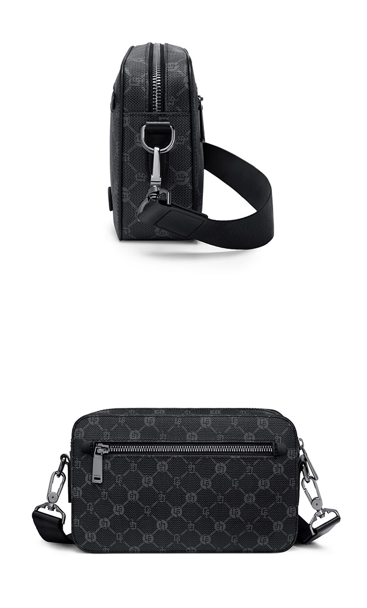 GOLF Shoulder Bag for Men, Printed Crossbody Bag with Multiple Compartments for IPad And Phone, Water-Resistant Business Commuter Bag 19