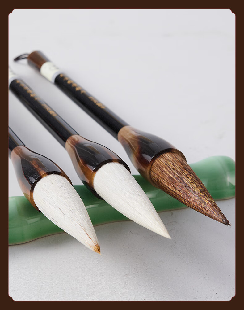 Yushuihu Doubi Calligraphy Brush Set for Beginners, Spring Festival Couplets, Fu Character, Doufang Mixed Hair, Extra Large Size, Wolf And Sheep Mixed, High-End Professional Grade, Ti Dou Large Characters, Regular Script, Creative List Painting, Chinese Painting 1