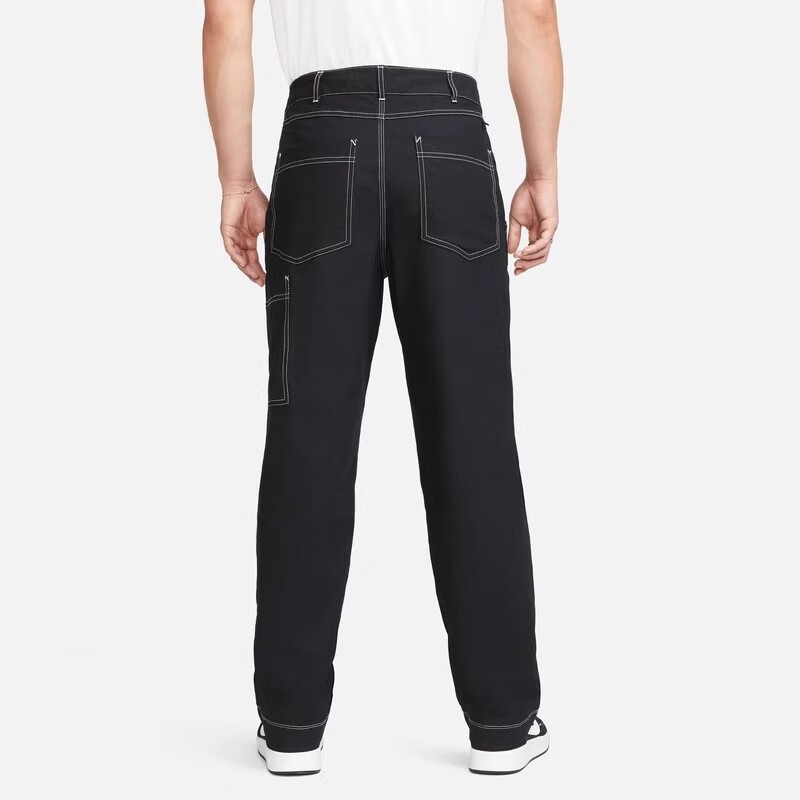 NIKE Men's Sports Pants, Spring And Autumn Woven Straight-Leg Cargo Pants, Versatile Casual Style, FZ5766-281, Dark Khaki, Size 30/32 3