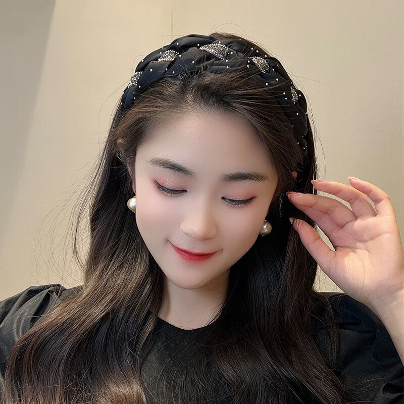 Royal Code Wide Headband for Women New Elegant Stylish High Crown Hairband Non-Tight Hair Accessory 4