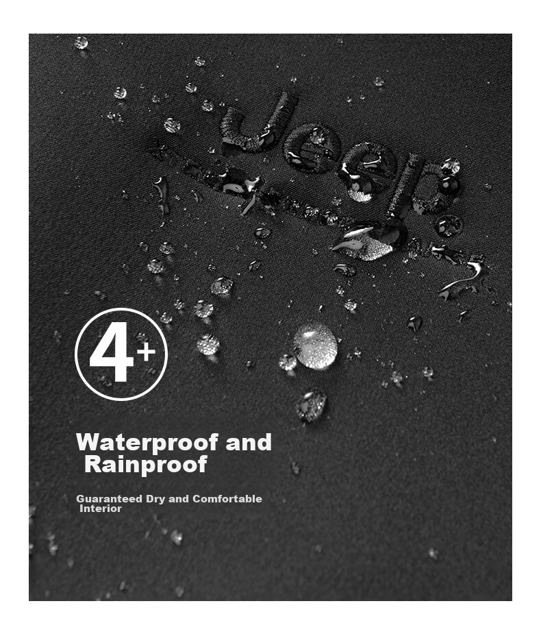 Jeep Men's Outdoor Windproof And Waterproof Hiking Pants, Fleece-Lined, Thickened, Durable Trekking And Mountaineering Trousers for Me 7