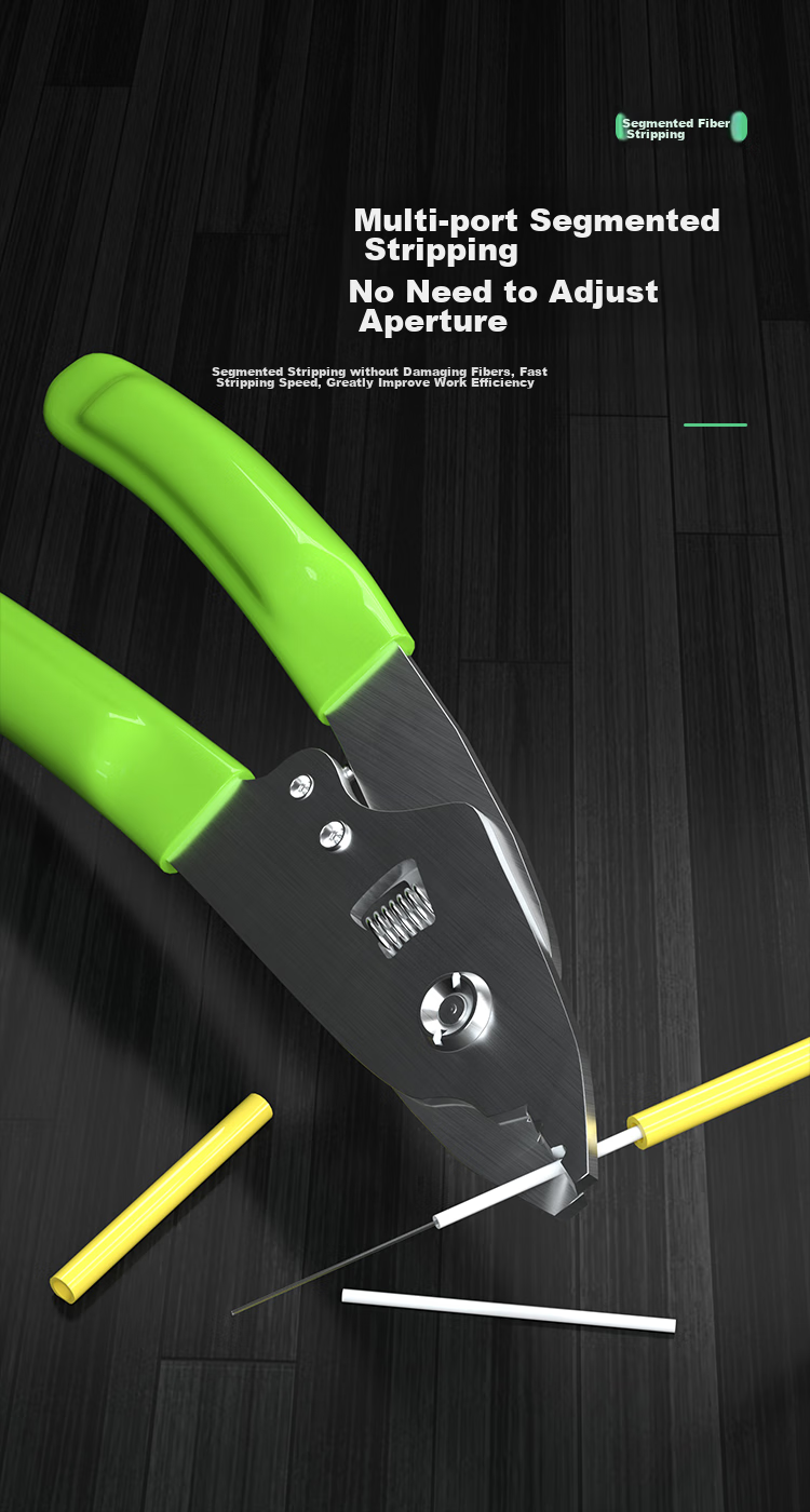 Dashengguang Fiber Optic Miller Clamp, Three-Jaw Stainless Steel Nano Clamp, High-Precision Fusion Splicer Cable Stripper, Engineering-Grade Pigtail Stripper Cold Connection Tool DSG-ML3 3